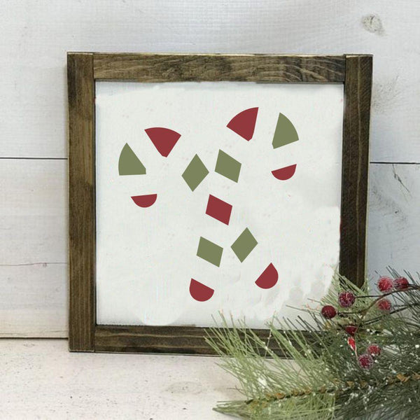 Deck the Halls 6 Piece Christmas Craft Stencil Kit