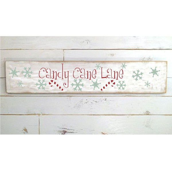 Here Comes Santa 6 Piece Christmas Craft Stencil Kit