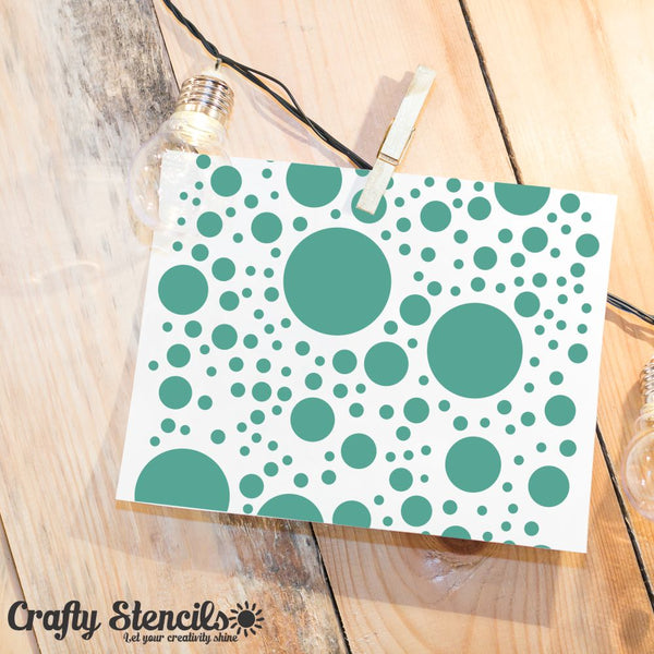 Orbs Mini Craft Stencil