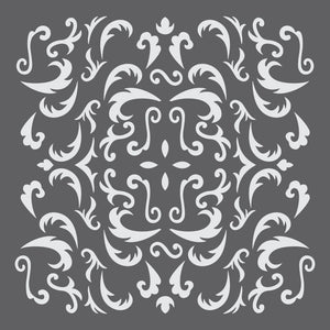 Victorian Tile Mini Craft Stencil