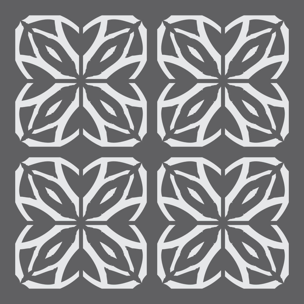 Geometric Art Deco Mini Craft Stencil, image size:1000x1000