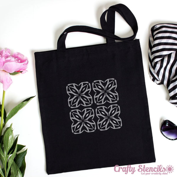 Geometric Art Deco Mini Craft Stencil