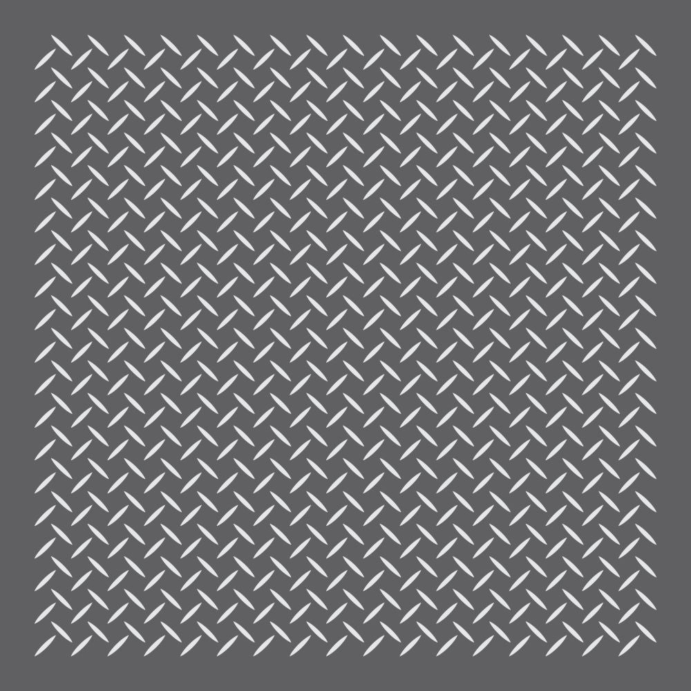 Diamond Plate Mini Craft Stencil