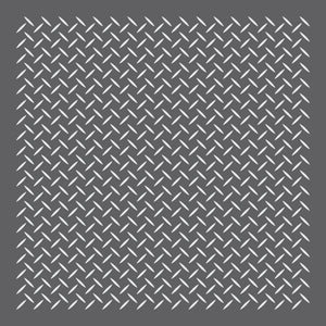 Diamond Plate Mini Craft Stencil