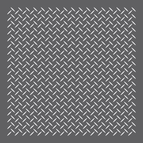 Diamond Plate Mini Craft Stencil