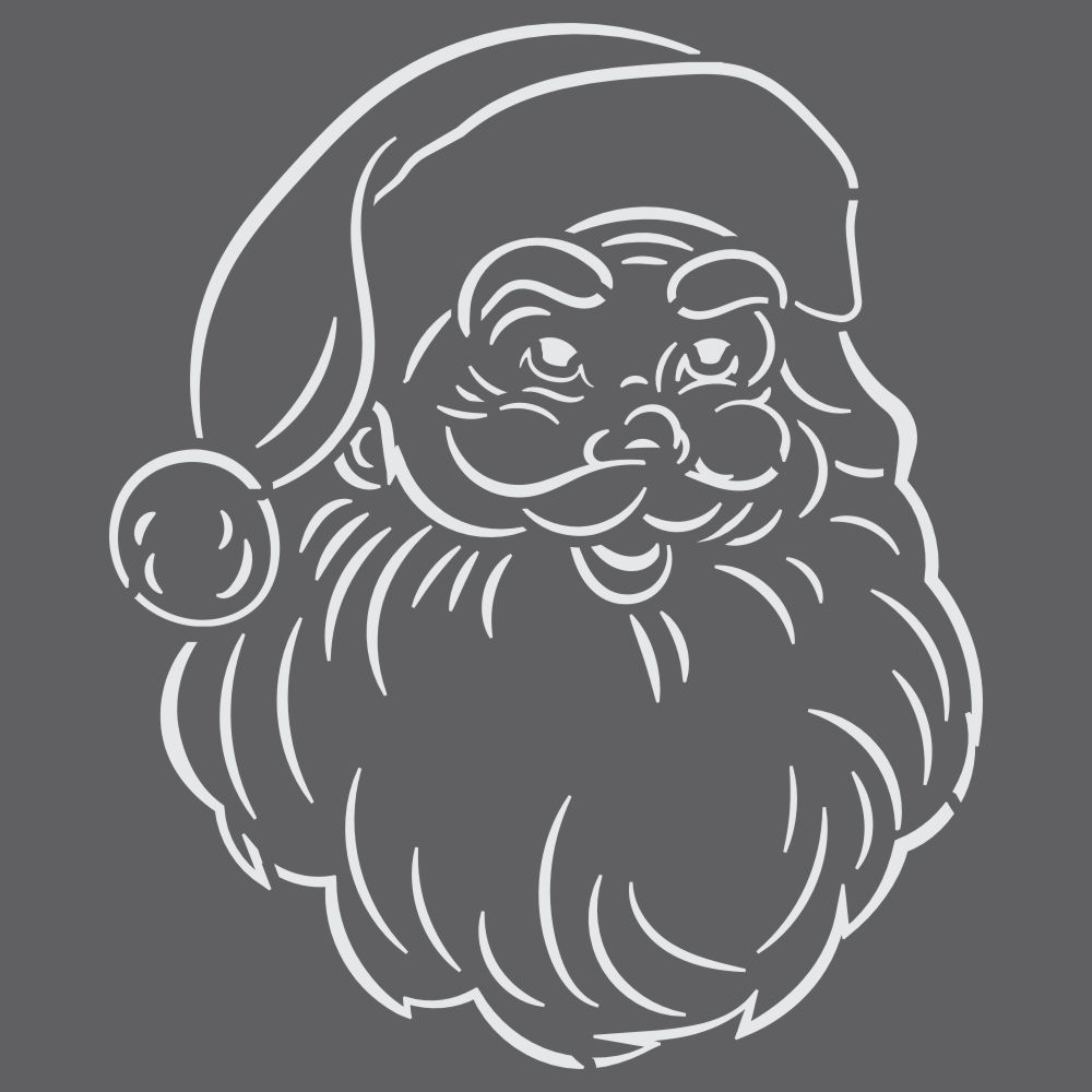 Santa Claus Mini Craft Stencil