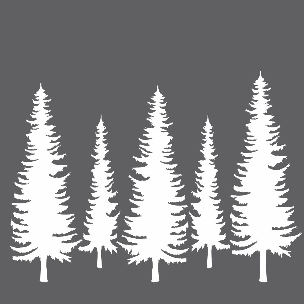 Birch Forest Mini Craft Stencils