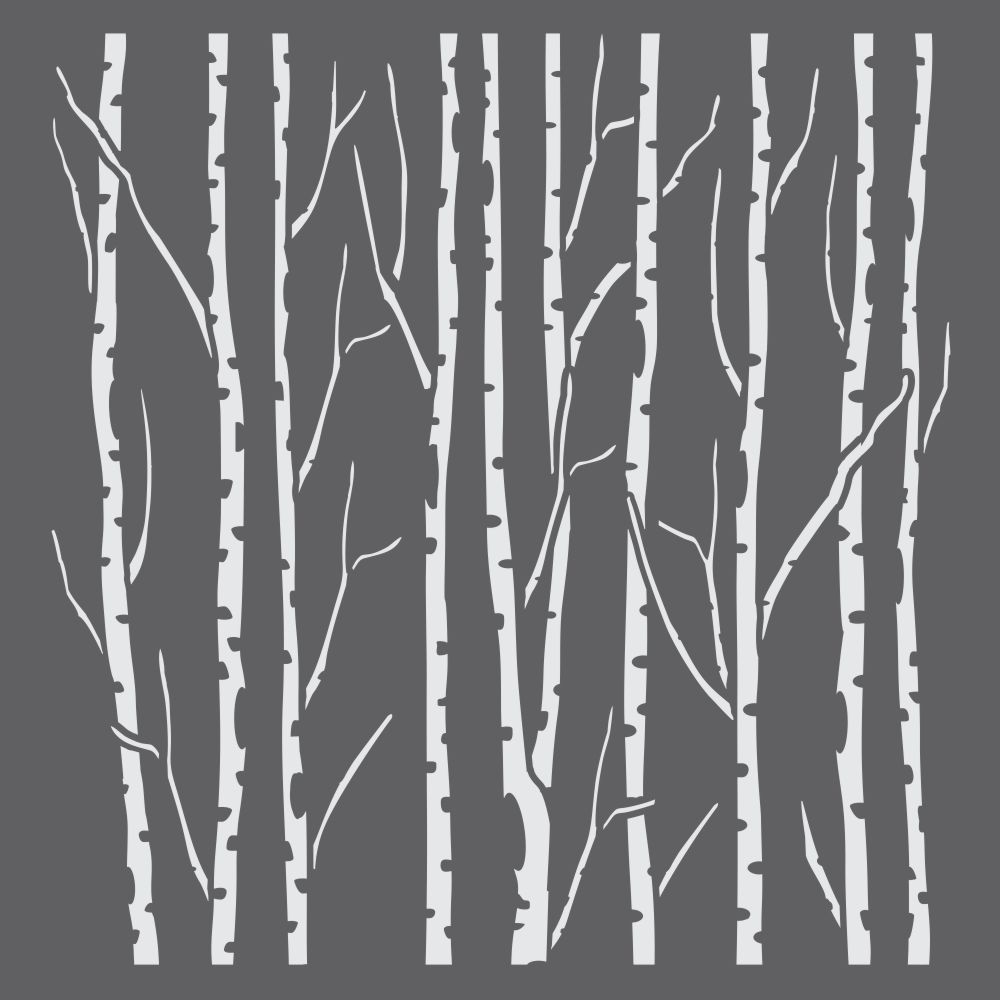 Birch Forest Mini Craft Stencils