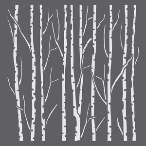 Birch Forest Mini Craft Stencil