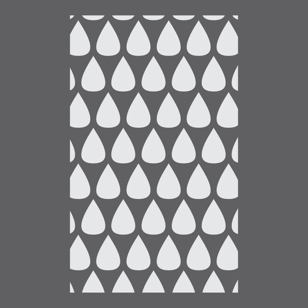 Droplets Designer Craft Stencil