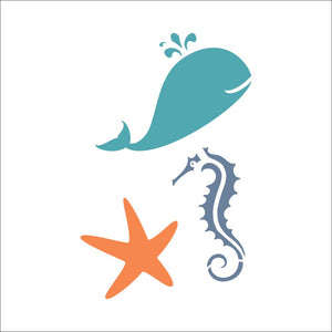 Sea Creatures 2 Craft Stencil