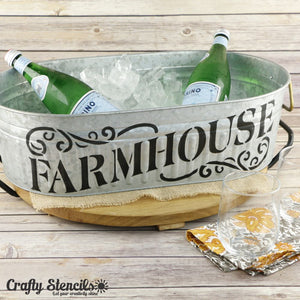 Farmhouse Sign Craft Stencil