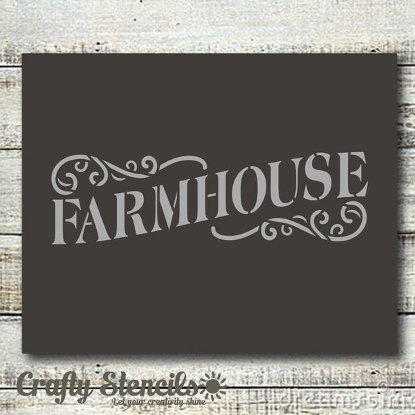 Farmhouse Sign Craft Stencil
