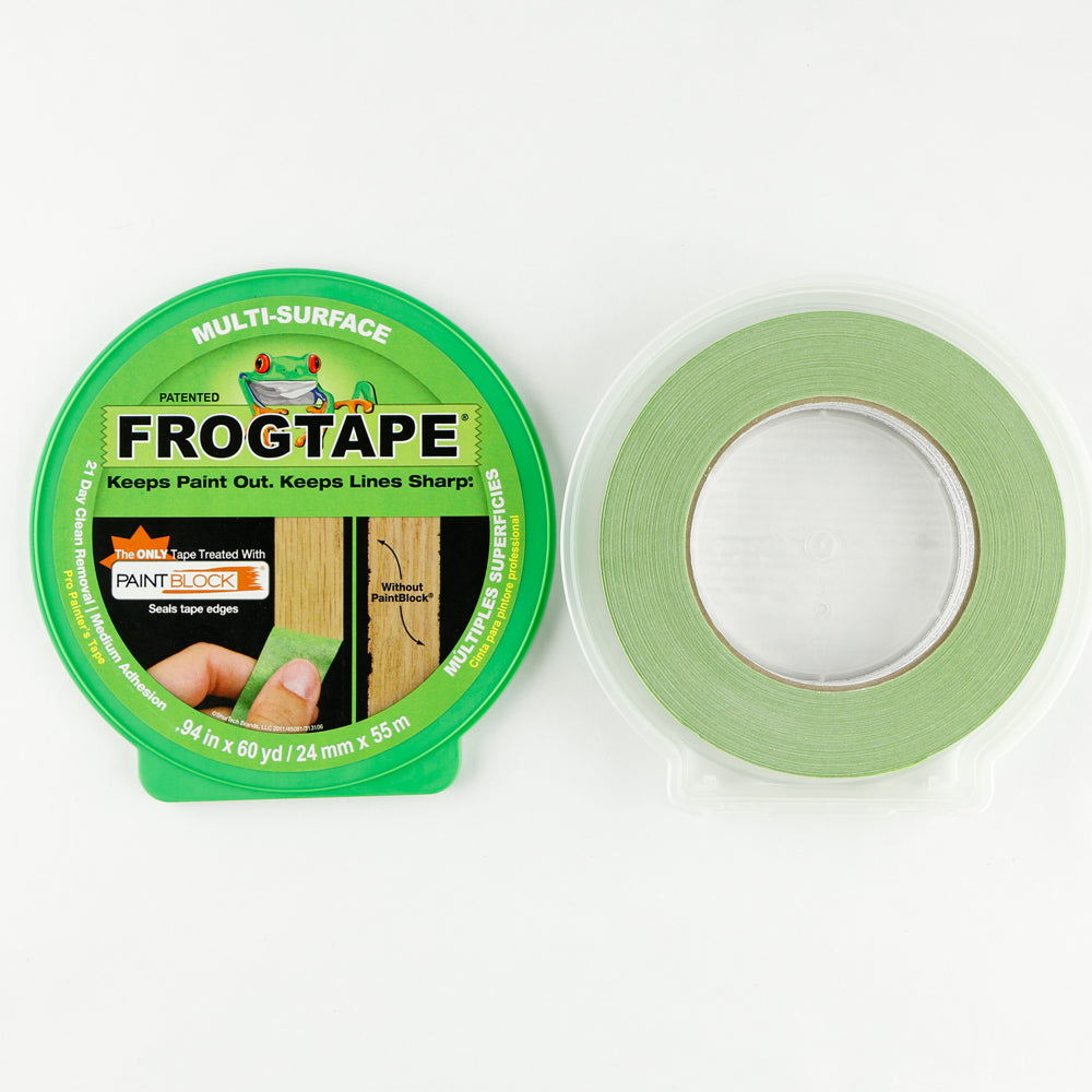 FrogTape Multi-Surface Painting Tape, Green, 0.94 in. x 60 yd.