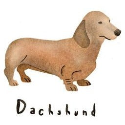 Dachshund Greeting Card Craft Stencil