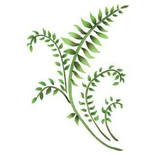 Mini Ferns Greeting Card Craft Stencil