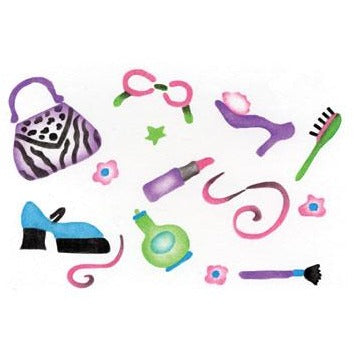 Girls Rule Scrapbooking Craft Stencil