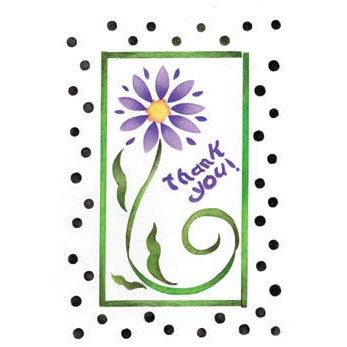 Thank You (Flower) Greeting Card